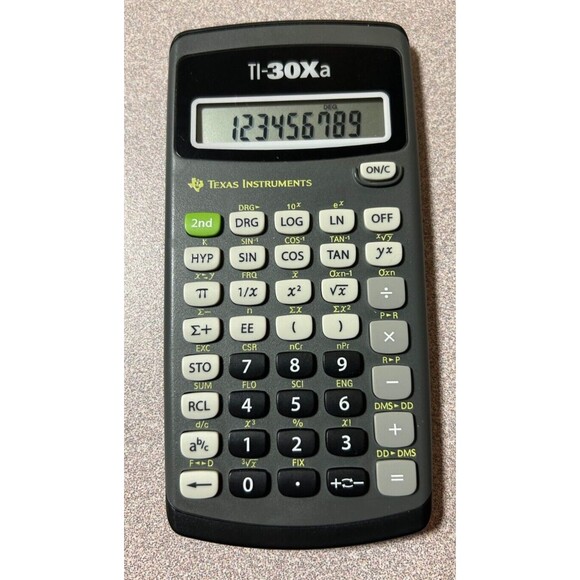 Texas Instruments TI-30XA Calculator - Picture 1 of 5